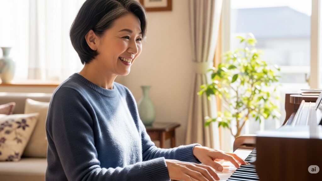60代ピアノ初心者【必見】30日で名曲が弾ける「挫折しない」ピアノ独学法