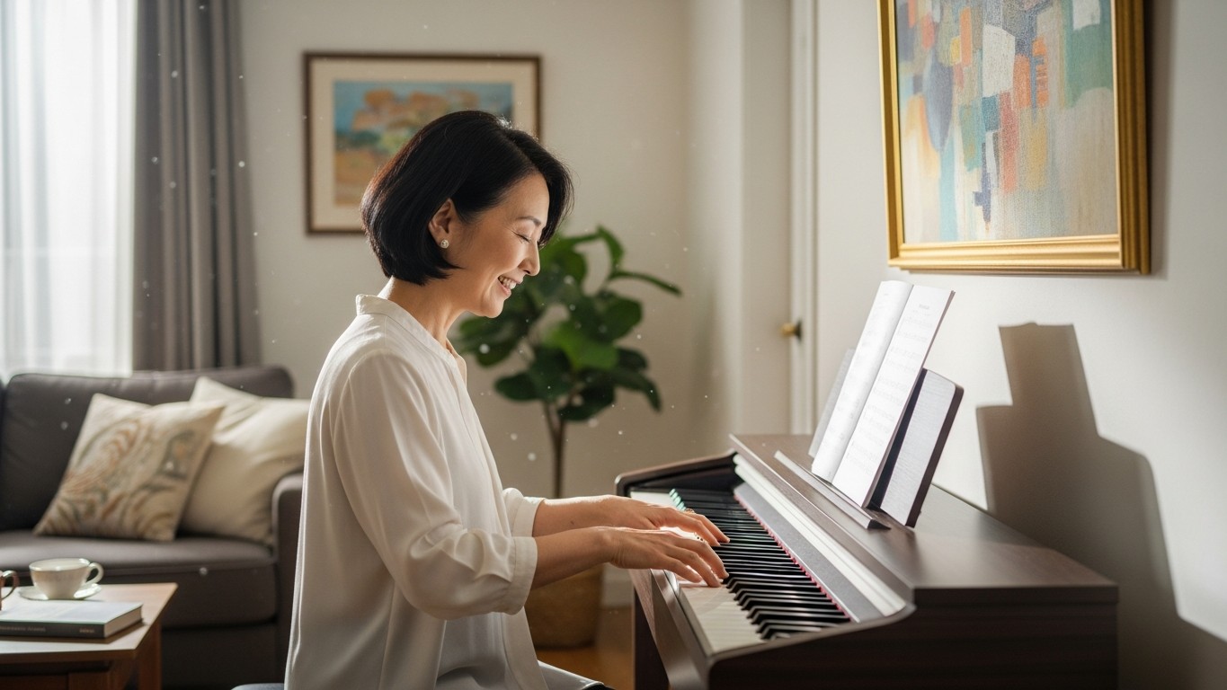 60歳からピアノ どのくらい 上達できる0