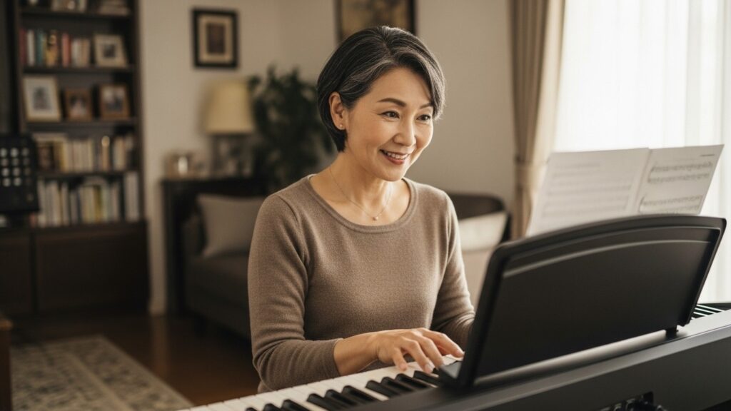 60歳からピアノ どのくらい 上達できる1