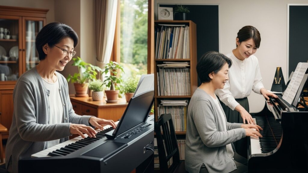 60歳からピアノ どのくらい 上達できる3
