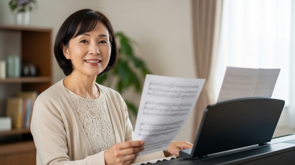 60歳からピアノ どのくらい 上達できる5