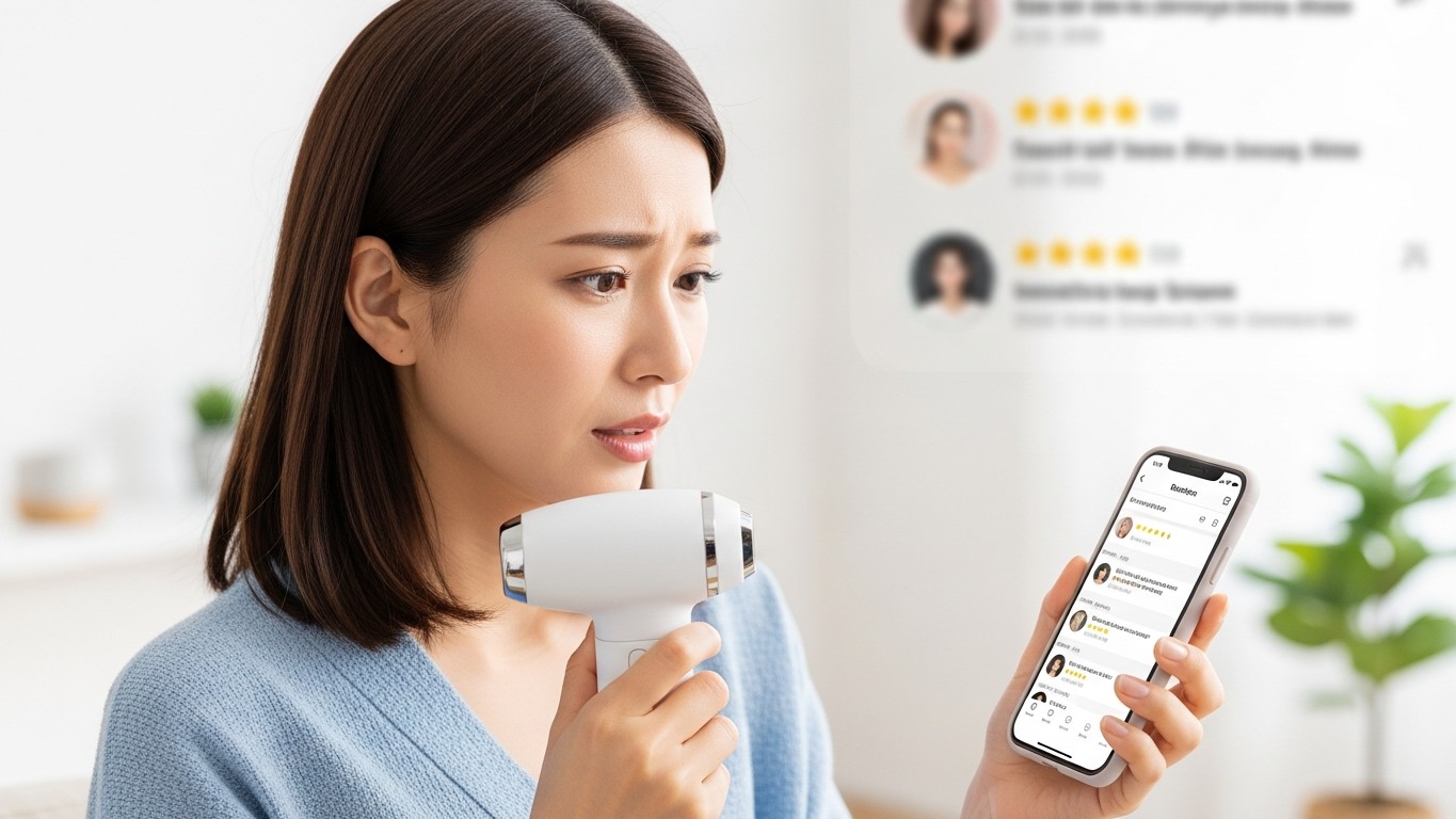 ナノガラス脱毛器 口コミ0